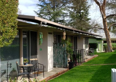 Outside patios on MPTF campus