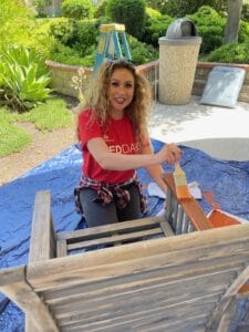 Realtor Jess Aroyo at Keller Williams' Day of Service at MPTF